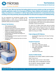 Test Solutions Flyer